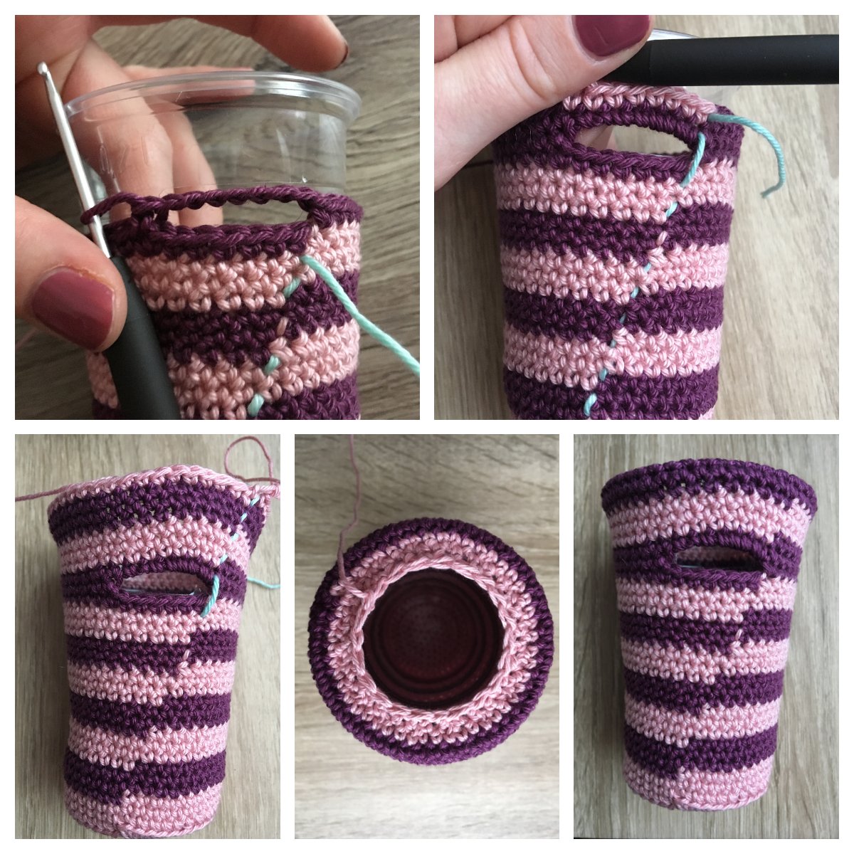 Blog-Inhaltsbild für 'Spardose Schmetterling, kostenlose Häkelanleitung'